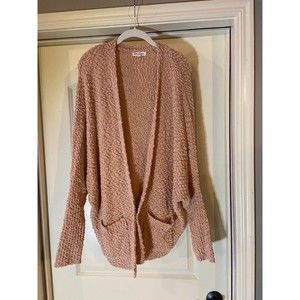 Newbury Kustom Sweater | Light Pink Cardigan | Size S/M